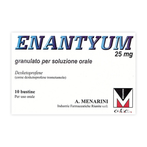 ENANTYUM 25 MG GRANULATO PER SOLUZIONE ORALE 10 BUSTINE AL/PE MONODOSE