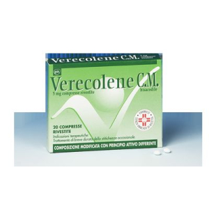 VERECOLENE CM 5 MG COMPRESSE RIVESTITE 20 COMPRESSE IN BLISTER AL/PVC