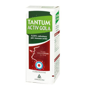 TANTUM VERDE GOLA 250 MG/100 ML SPRAY PER MUCOSA ORALE  SOLUZIONE 15 ML