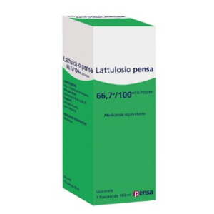 LATTULOSIO PENSA 66,7 G/100 ML SCIROPPO 1 FLACONE IN VETRO DA 180 ML CON BICCHIERE DOSATORE