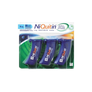 NIQUITIN 4MG PASTIGLIE GUSTO MENTA, 60 PASTIGLIE IN CONTENITORE PP