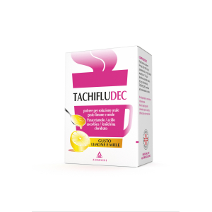 TACHIFLUDEC POLVERE PER SOLUZIONE ORALE 10 BUSTINE GUSTO LIMONE E MIELE