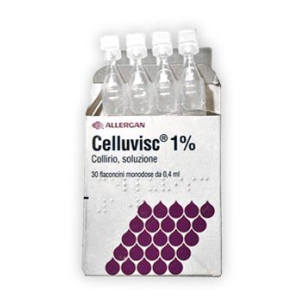 CELLUVISC 10 MG/ML COLLIRIO, SOLUZIONE 30 FLACONCINI MONODOSE DA 0,4 ML