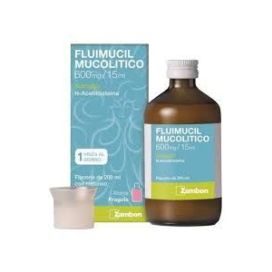 FLUIMUCIL MUCOL 600 MG/15 ML SCIROPPO FLACONE 200 ML