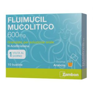 FLUIMUCIL MUCOL 600 MG GRANULATO PER SOLUZIONE ORALE 10 BUSTINE