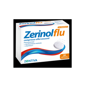 ZERINOLFLU COMPRESSE EFFERVESCENTI 20 COMPRESSE