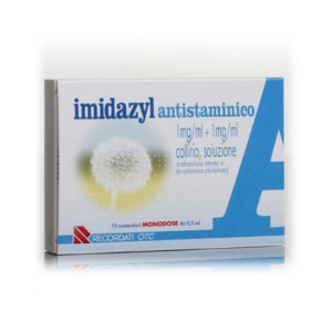 IMIDAZYL ANTIST 1 MG/ML + 1 MG/ML COLLIRIO, SOLUZIONE 10 CONTENITORI MONODOSE 0,5 ML