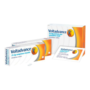 VOLTADVANCE 25 MG COMPRESSE RIVESTITE CON FILM 20 CPR IN BLISTER OPA/AL/PVC/AL