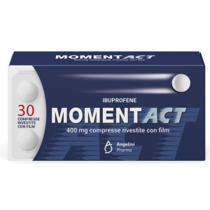 MOMENTACT 400 MG COMPRESSE RIVESTITE CON FILM 30 COMPRESSE IN BLISTER PVC/PVDC/AL