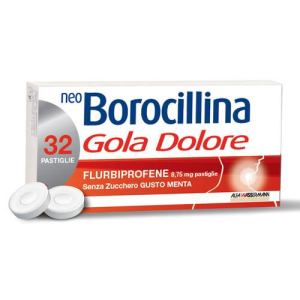 NEOBORO GOLADO 8,75 MG PASTIGLIE SENZA ZUCCHERO GUSTO MENTA 32 PASTIGLIE