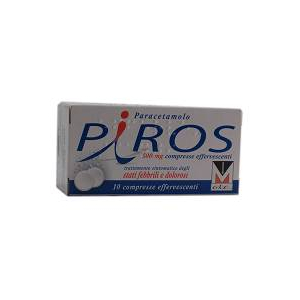 PIROS 500 MG COMPRESSE EFFERVESCENTI 10 COMPRESSE