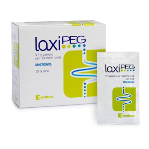 LAXIPEG 9,7 G POLVERE PER SOLUZIONE ORALE 20 BUSTINE DA 10 G