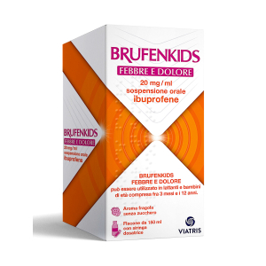 BRUFENKIDS FEB DOL 20 MG/ML SOSPENSIONE ORALE FLACONE DA 150 ML CON SIRINGA DOSATRICE