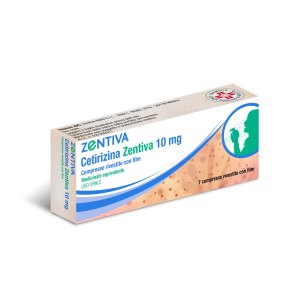 CETIRIZINA ZENT 10 MG COMPRESSE RIVESTITE CON FILM 7 COMPRESSE IN BLISTER PVC/PVDC/AL