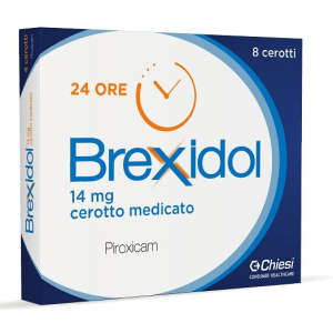 BREXIDOL 14 MG CEROTTO MEDICATO 8 CEROTTI