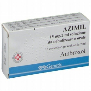 AZIMIL 15 MG/ 2 ML SOLUZIONE DA NEBULIZZARE E ORALE 15 CONTENITORI MONODOSE DA 2 ML