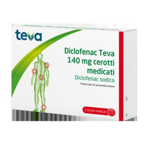 DICLOFENAC TE 140 MG CEROTTI MEDICATI 5 CEROTTI MEDICATI