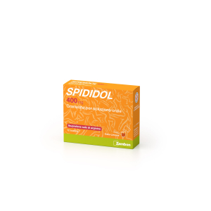 SPIDIDOL 400 MG GRANULATO PER SOLUZIONE ORALE GUSTO COLA-LIMONE 12 BUSTINE IN ACCOPPIATO CARTA/AL/PE