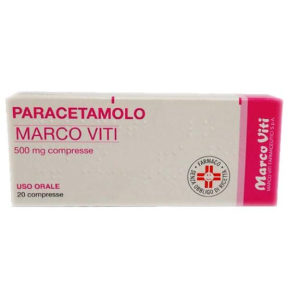 PARACETAMOLO MV 500 MG COMPRESSE 20 COMPRESSE