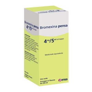 BROMEXINA PE 4 MG/5 ML SCIROPPO FLACONE DA 250 ML