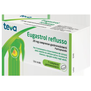 EUGASTROL REFLUSSO 20 MG COMPRESSE GASTRORESISTENTI 7 COMPRESSE IN BLISTER AL/AL