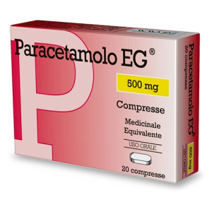 PARACETAMOLO EG 500 MG COMPRESSE 20 COMPRESSE IN BLISTER PVC/AL