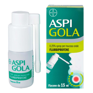 ASPI GOLA 0,25% SPRAY PER MUCOSA ORALE FLACONE DA 15 ML