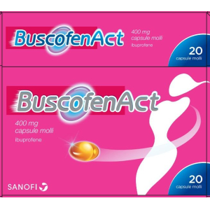 BUSCOFENACT 400 MG CAPSULE MOLLI, 20 CAPSULE IN BLISTER PVC/PE/PVDC-AL