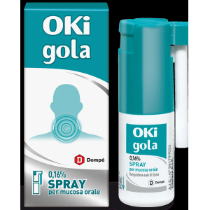 OKI GOLA 0,16% SPRAY PER MUCOSA ORALE FLACONE DA 15 ML