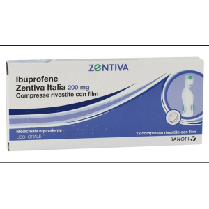 IBUPROFENE ZEN 200 MG COMPRESSE RIVESTITE CON FILM,12 COMPRESSE IN BLISTER PVC/AL