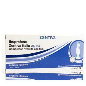 IBUPROFENE ZEN 200 MG COMPRESSE RIVESTITE CON FILM, 24 COMPRESSE IN BLISTER PVC/AL