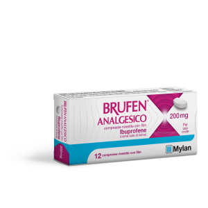 BRUFEN ANALGES 200 MG COMPRESSE RIVESTITE CON FILM12 COMPRESSE IN BLISTER PVC/ACLAR/AL/VMCH