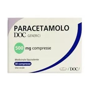 PARACETAMOLO DOC 500 MG COMPRESSA 30 COMPRESSE IN BLISTER PVC