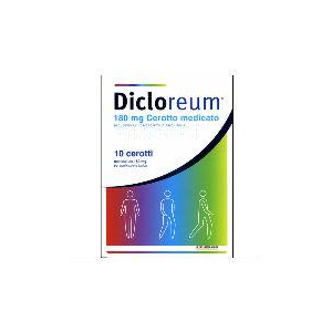 DICLOREUM ANT LOC 180 MG CEROTTO MEDICATO, 10 CEROTTI