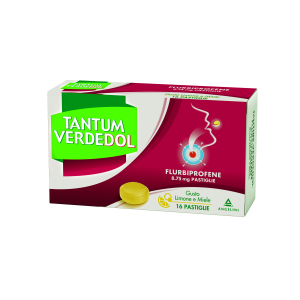 TANTUM VERDEDOL 8,75MG PASTIGLIA GUSTO LIMONE E MIELE 16 PASTIGLIE IN BLISTER DI PVC/PVDC ALLUMINIO