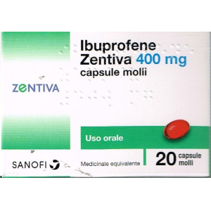 IBUPROFENE ZEN 400MG CAPSULE MOLLI, 20 CAPSULE IN BLISTER PVC/PVDC/AL