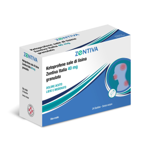 KETOPROFENE LISINA ZEN 40 MG GRANULATO 24 BUSTINE IN CARTA/AL/PE