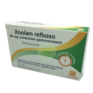 XOOLAM REFLUSSO 20 MG COMPRESSE GASTRORESISTENTI, 12 COMPRESSE IN BLISTER PA/AL/PVC-AL