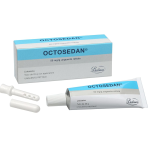 OCTOSEDAN 50 MG/G UNGUENTO RETTALE 1 TUBO AL DA 25 G