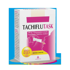 TACHIFLUTASK 600 MG/10 MG GRANULATO IN BUSTINA 10 BUSTINE PET/AL/PE