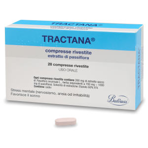 TRACTANA COMPRESSE RIVESTITE 28 COMPRESSE IN BLISTER PVC/LDPE/PVDC-AL