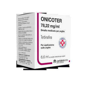 ONICOTER 78,22 MG/ML SMALTO MEDICATO PER UNGHIE 1 FLACONE IN VETRO DA 6,6 ML CON APPLICATORE