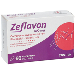 ZEFLAVON 500 MG COMPRESSE RIVESTITE CON FILM 60 COMPRESSE IN BLISTER PVC/AL