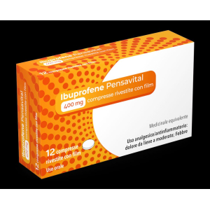 IBUPROFENE PENSA 400 MG COMPRESSE RIVESTITE CON FILM 12 COMPRESSE IN BLISTER AI/PVC/PVDC