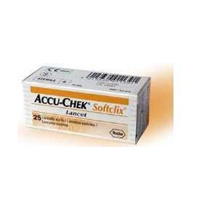 LANCETTE PUNGIDITO ACCU-CHEK SOFTCLIX 25 PEZZI