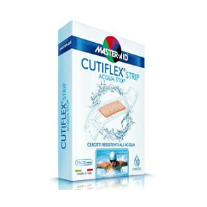 CEROTTO MASTER-AID CUTIFLEXMED STRIP TRASPARENTE IMPERMEABILE SUPPORTO IN POLIURETANO MEDIO 10 PEZZI