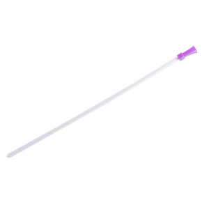 SONDA RETTALE MONOUSO IN NELATON CH22 COLORE VIOLA. LUNGHEZZA 40CM