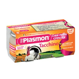 PLASMON OMOGENEIZZATO TACCHINO 80 G X 2 PEZZI