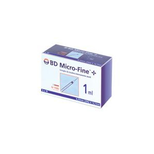 SIRINGA PER INSULINA BECTON DICKINSON 1 ML 100 UI AGO 29 GAUGE 30 PEZZI