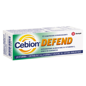 CEBION DEFEND 12 COMPRESSE EFFERVESCENTI